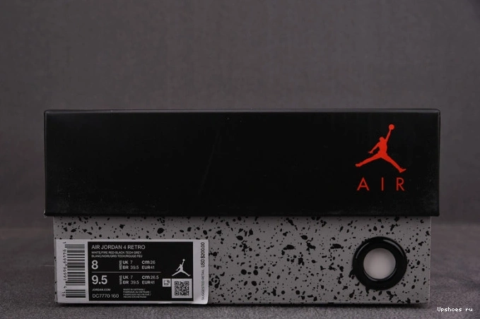Red Retro Fire Jordan Air (2020) 4 DC7770-160 0805